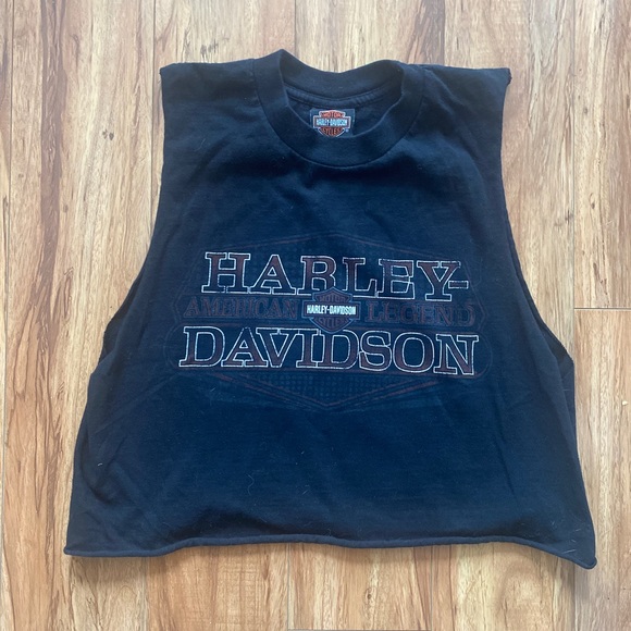 Harley Davidson Cropped Tank - Picture 1 of 2
